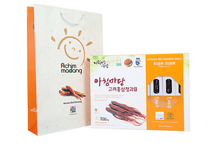 sâm củ tẩm mật ong achimmadang 300g hộp 8 củ