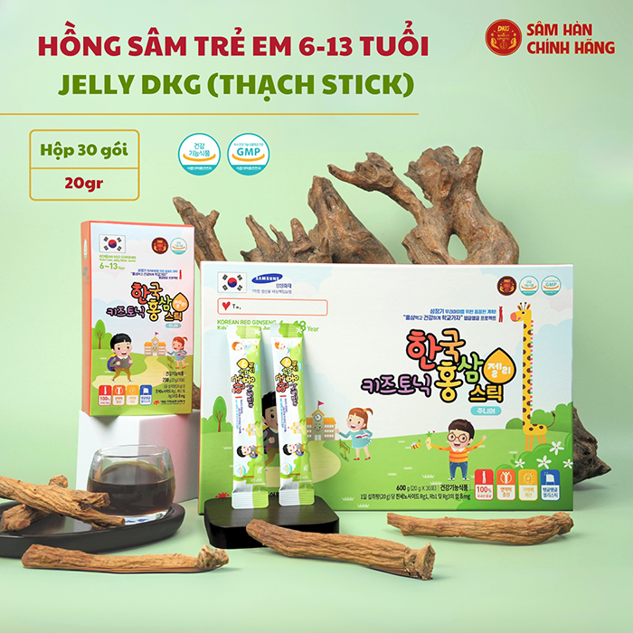 thạch hồng sâm baby 6-13 tuổi hàn quốc