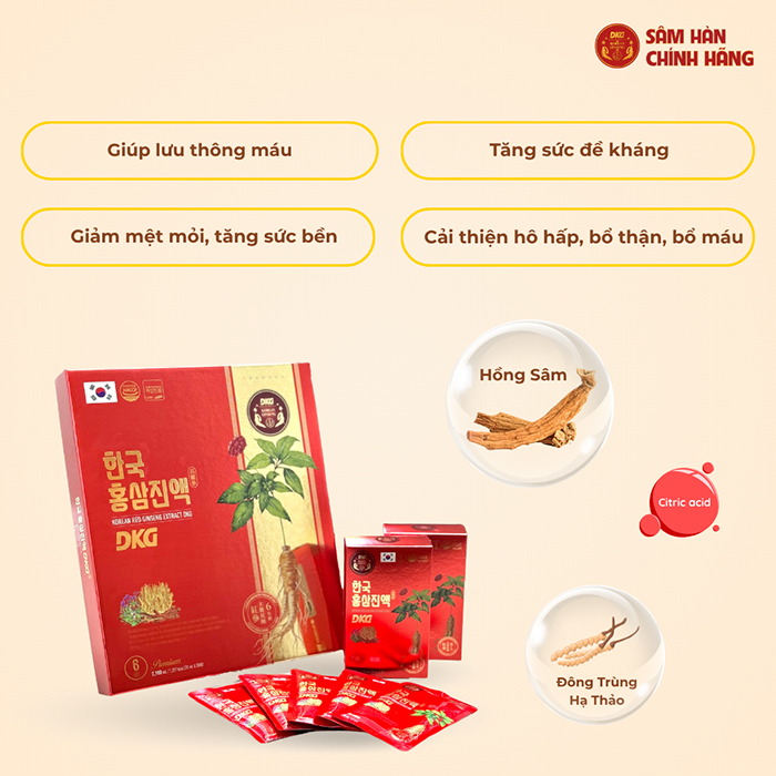 chiết xuất hồng sâm hàn quốc chính hãng