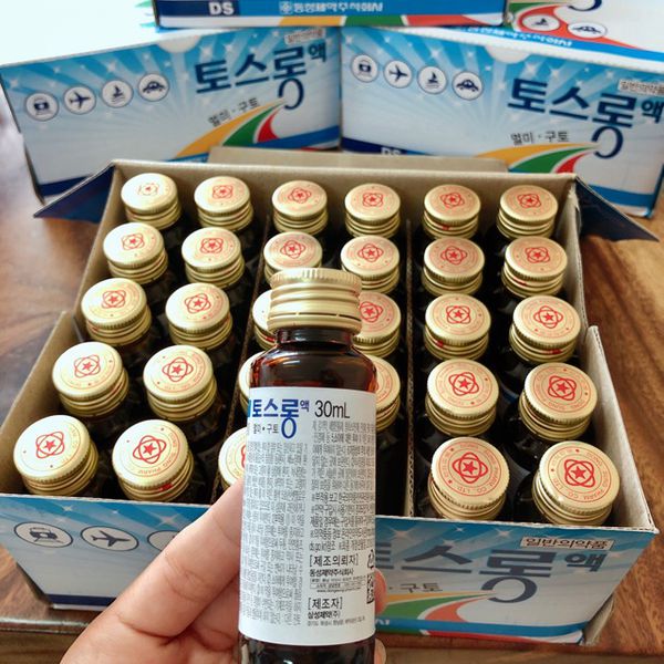 thuốc nước chống say xe của hàn quốc dongsung 30ml x 30 chai
