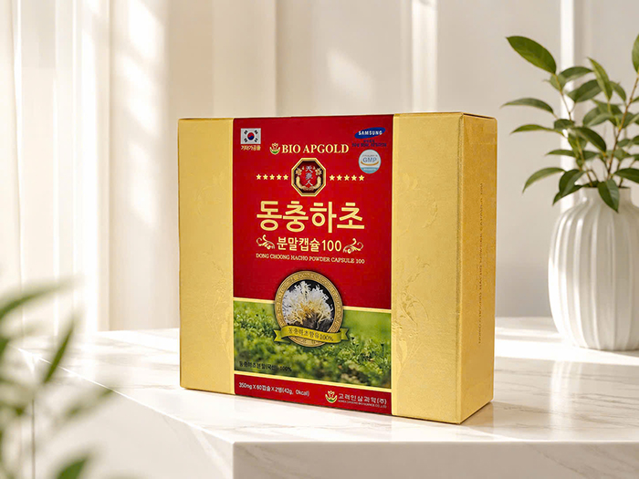 viên đông trùng hạ thảo hàn quốc 120 viên bio