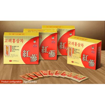 Trà Hồng Sâm Hàn Quốc KGS Hộp Nhỏ 3g x 50 Gói