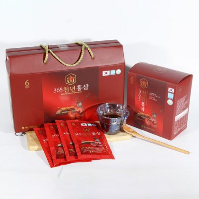 Nước Hồng Sâm Nhung Hươu Linh Chi 365 Hàn Quốc Gói 70ml x 20 Gói