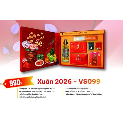 Quà Tặng Quà Biếu Hồng Sâm Xuân 2026 - VS990