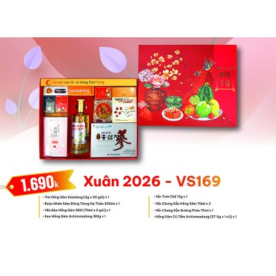 Quà Tặng Quà Biếu Hồng Sâm Xuân 2026 - VS169