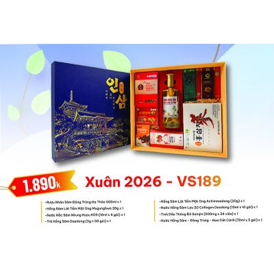 Quà Tặng Quà Biếu Hồng Sâm Xuân 2026 - VS189