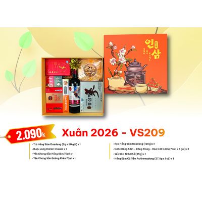 Quà Tặng Quà Biếu Hồng Sâm Xuân 2026 - VS209