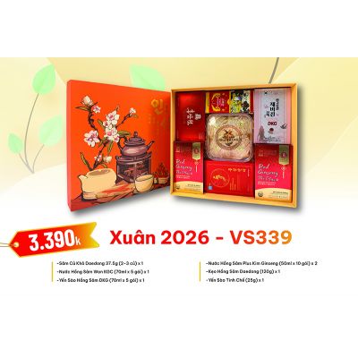 Quà Tặng Quà Biếu Hồng Sâm Xuân 2026 - VS339