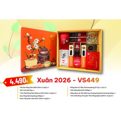 Quà Tặng Quà Biếu Hồng Sâm Xuân 2026 - VS499