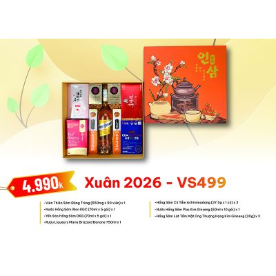 Quà Tặng Quà Biếu Hồng Sâm Xuân 2026 - VS499