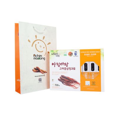 Hồng Sâm Củ Tẩm Mật Ong Achimmadang Hàn Quốc Hộp 8 Củ 300g