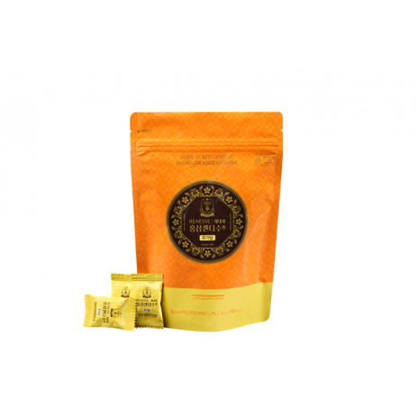 Kẹo Hồng Sâm KGC 120g Không Đường Renesse Korean Red Ginseng