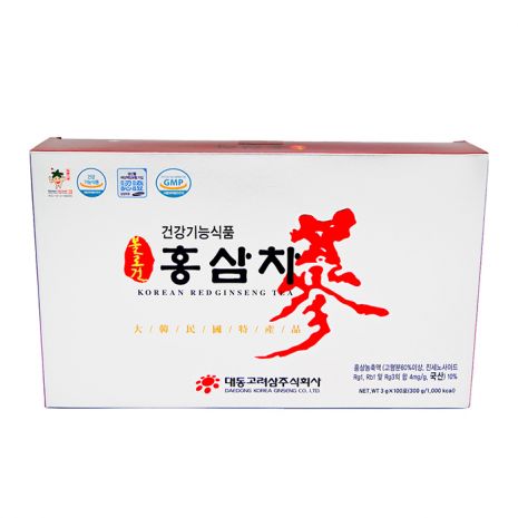 Trà Hồng Sâm Daedong Hàn Quốc Hộp 100 Gói 4mg/g