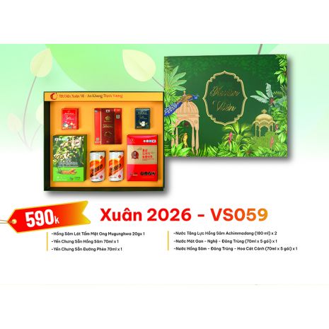 Quà Tặng Quà Biếu Hồng Sâm Xuân 2026 - VS059