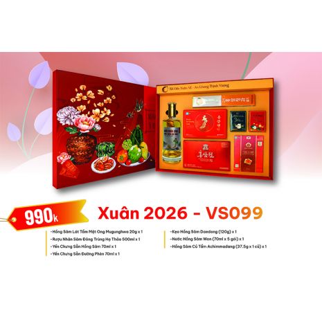 Quà Tặng Quà Biếu Hồng Sâm Xuân 2026 - VS990