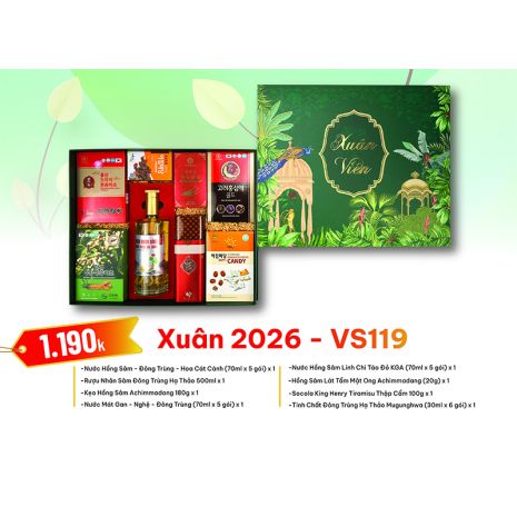 Quà Tặng Quà Biếu Hồng Sâm Xuân 2026 - VS119