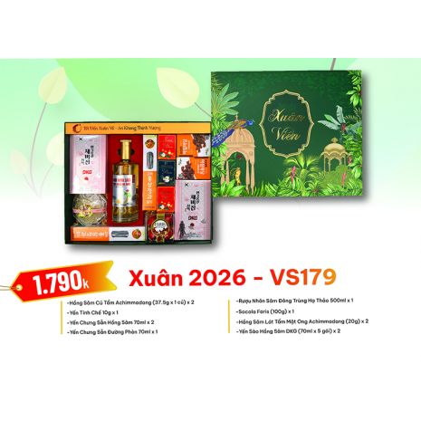 Quà Tặng Quà Biếu Hồng Sâm Xuân 2026 - VS179