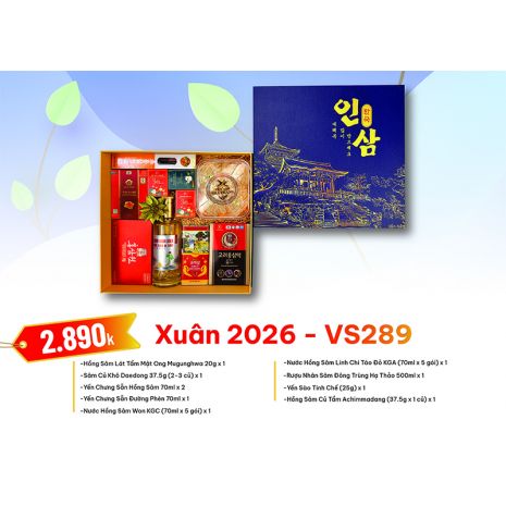 Quà Tặng Quà Biếu Hồng Sâm Xuân 2026 - VS289